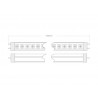 Tubo LED T8 especial Carnicerias, 18W, 120cm