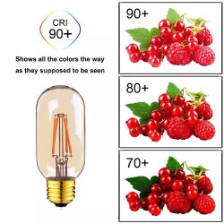 Bombilla Led E27 COB filamento GOLD 4W, Ø45x110mm, Regulable