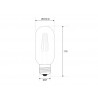 Bombilla Led E27 COB filamento GOLD 4W, Ø45x110mm, Regulable
