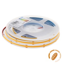 Tira LED Monocolor COB, DC24V, 5m (512Led/m), 60W, IP20, Pan y repostería