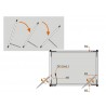 Set 2 soportes de mesa Display Slim LED