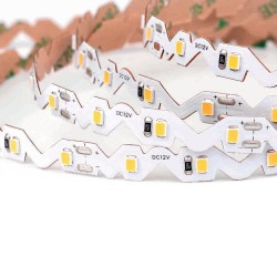 Tira contorno Zig Zag S LED SMD2835, DC12V, 5m, (60Led/m), 40W, IP65