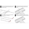 Tira contorno Zig Zag S LED SMD2835, DC12V, 5m, (60Led/m), 40W, IP65