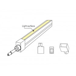 Led NEON Flex, 6x12mm, DC12V, 120Led/m, 5m, 100w