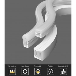 Led NEON Flex, 12x20mm, DC24V, 120Led/m, 5m