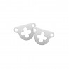 Set 2 colgadores de pared Display Slim LED
