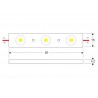 Módulo Led ABS Monocolor, 3xSMD2835, 1W