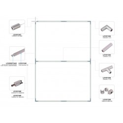 VITRALUX Cubierta frost 2m