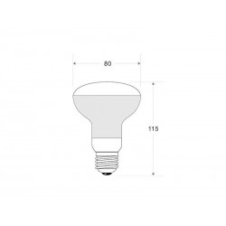 Bombilla E27 LED 9W, RGB+CW (2.4G)