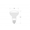Bombilla E27 LED 9W, RGB+CW (2.4G)
