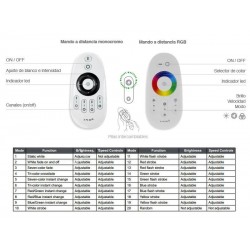 Bombilla E27 LED 9W, RGB+CW (2.4G)