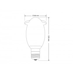 Bombilla LED E27 JELLYFISH ART, 7W