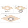 Luminaria Led KOOK, 1,2W