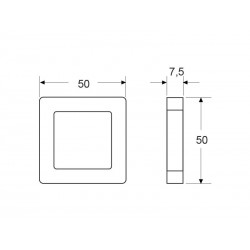 Spot ZEN SQUARE 3W