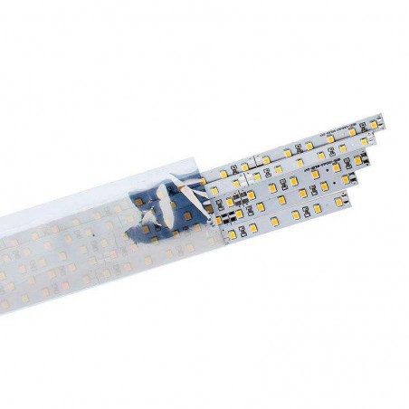 Set 5 tiras LED rígidas EPISTAR SMD2835, DC24V, 1m (90Led/m) - IP20