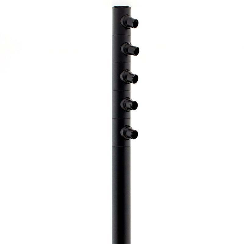 Barra Lineal VITRALUX CREE, 5x1W, Negro