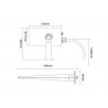 Foco jardín RGB+CCT, 12W, Zigbee 3.0 + 2.4G RF