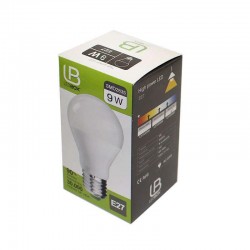 Bombilla LED E27, 240º, 9W