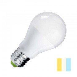 Bombilla LED E27, 240º, 9W, Blanco dual