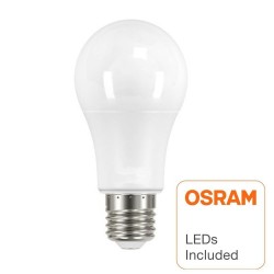 Bombilla LED E27 A60, 12W, 180º, OSRAM Chip