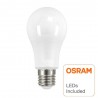 Bombilla LED E27 A60, 12W, 180º, OSRAM Chip