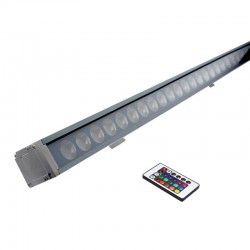 Bañador de pared lineal LED BRIDGELUX, 36W, 220V, 1m, RGB