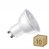 Pack 10 x Bombilla LED GU10 60º, 7W