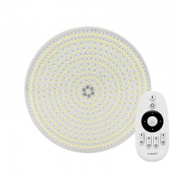 Kit Lámpara LED SLIM PAR56 para piscinas,  12V DC, IP68, 35W + mando