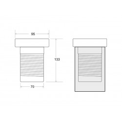 Foco Led sumergible Empotrado, DC12V, 6W, IP68