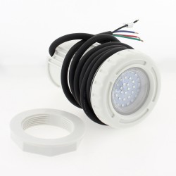 Foco Led sumergible Empotrado, DC12V, 6W, RGB, IP68, 4 hilos