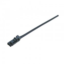 Conector rápido Macho 2 Pin con cable 2m, negro