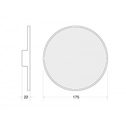 Lámpara LED SLIM PAR56 para piscinas,  12V AC/DC, IP68, 35W, RGB