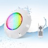 Lámpara LED RGB+4000K para piscinas, 35W, Superficie