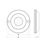 Foco Led sumergible Superficie KENWE LED 60W, RGB, IP68