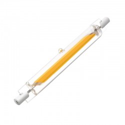 Bombilla LED R7S, 8W, COB, 360º, 118mm