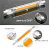 Bombilla LED R7S, 8W, COB, 360º, 118mm
