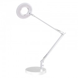 Flexo Led BRESSLO LUPA articulado, blanco
