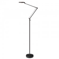 Lámpara de pie BRESSLO articulada, negro