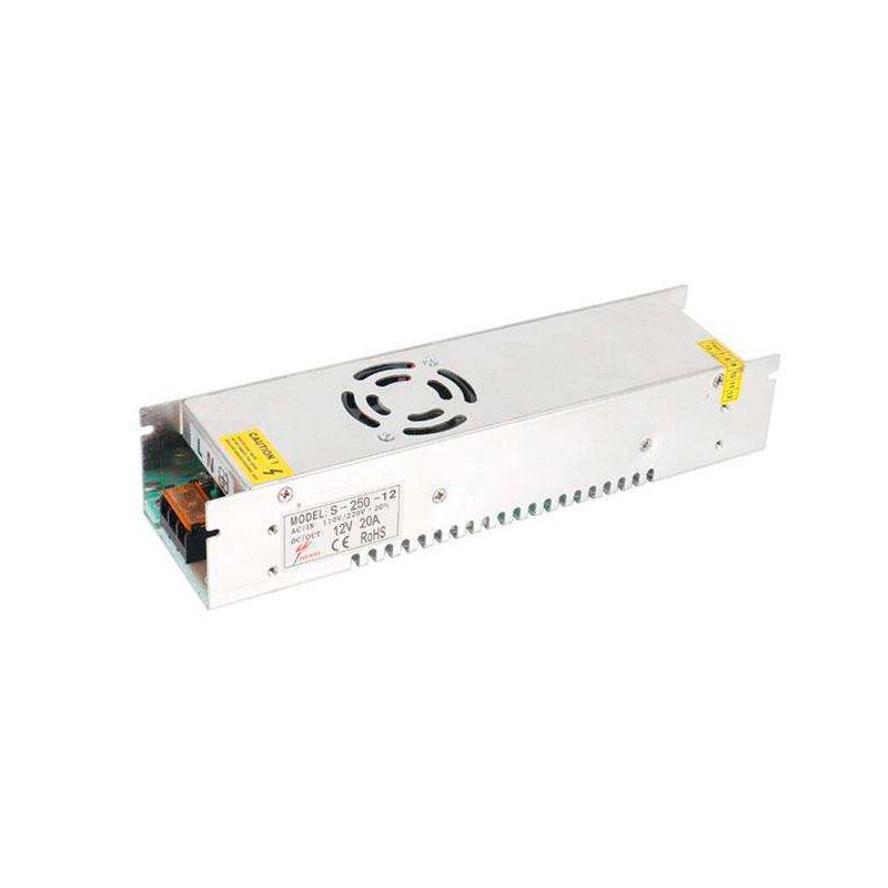 Fuente de alimentación DC12V/250W/20A