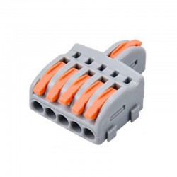Conector rápido WAGO 1 a 5 cables 0,2-2,5mm2