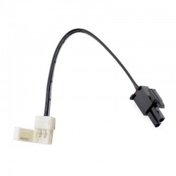 Conector AMP Macho-Tira led 10mm, cable 15cm