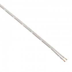Cable paralelo 2x0,50mm, 1m, blanco