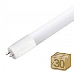 Pack 30 Tubos LED T8 SMD2835 Cristal - 10W - 60cm, Conexión un Lateral