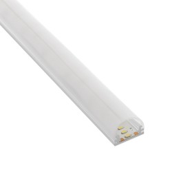 KIT - Perfil aluminio LUA para tiras LED, 2 metros