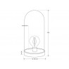 Fanal decorativo LED BELL JAR 330, 8W, regulable
