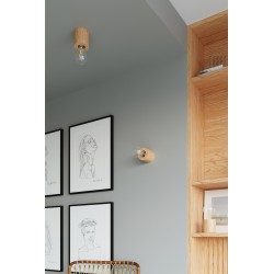 Lámpara de Madera para mesa SALGADO, E27