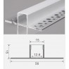 KIT Perfil arquitectónico aluminio RIKER 2 metros