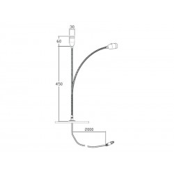 Luminaria MORPHEO Led, 3W