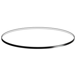 KIT - Perfil aluminio circular CYCLE IN, Ø1400mm, negro
