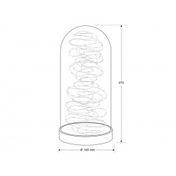 Fanal decorativo LED GELOO, regulable